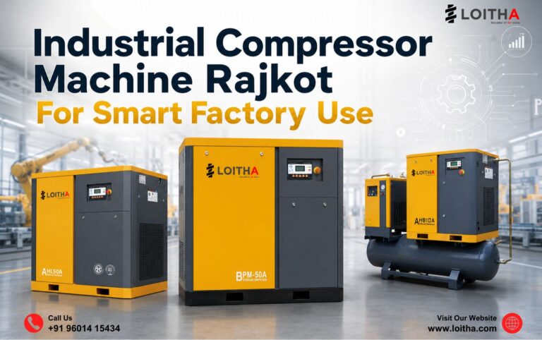 Industrial Compressor Machine Rajkot For Smart Factory Use