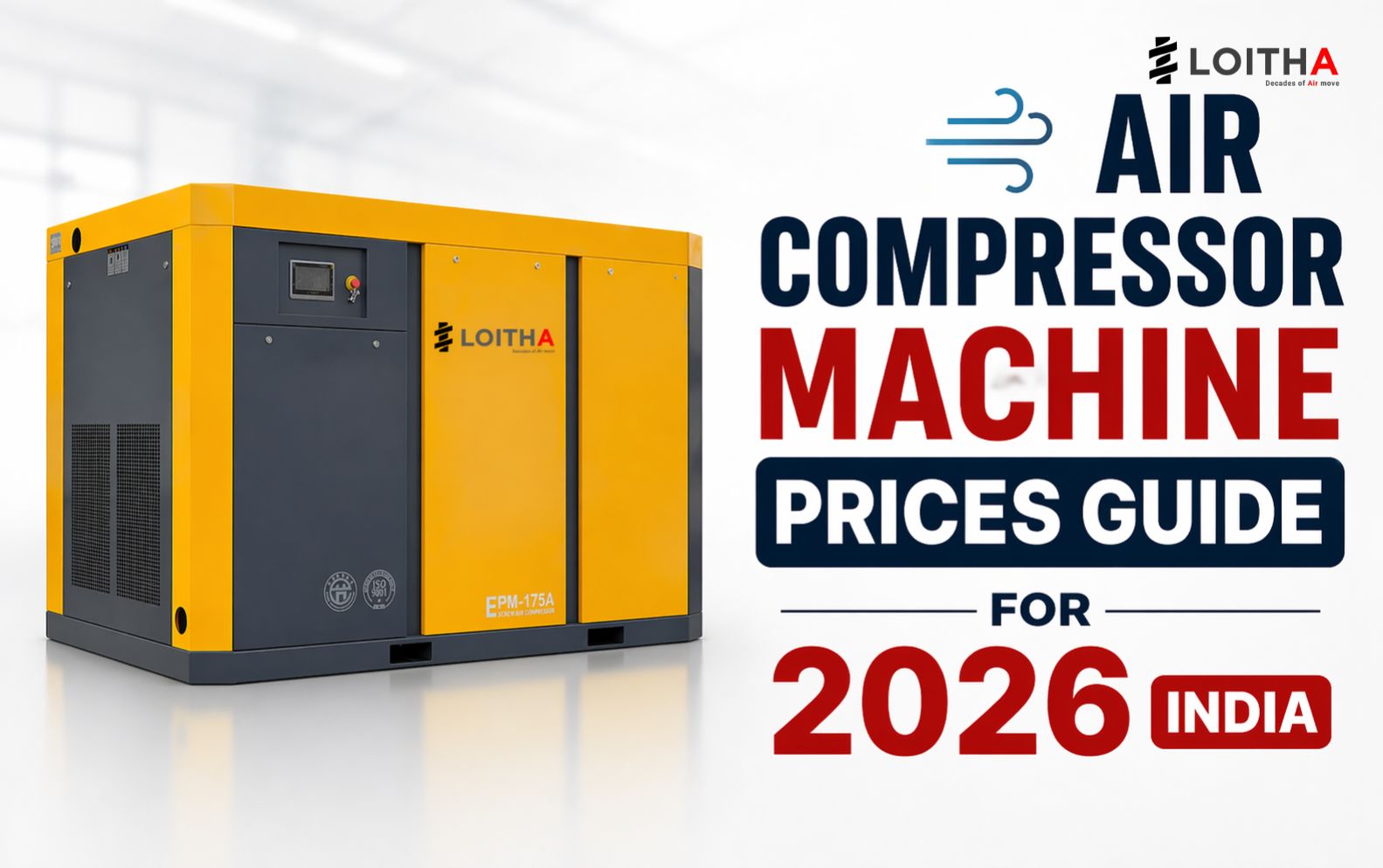 Air Compressor Machine Prices Guide for 2026 India