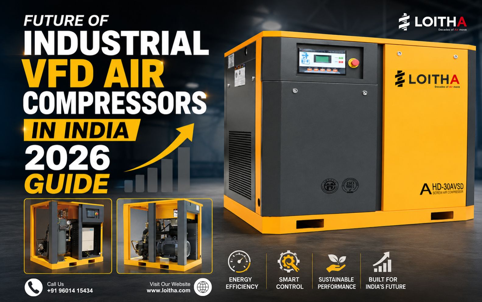 Future of Industrial VFD Air Compressors in India 2026 Guide