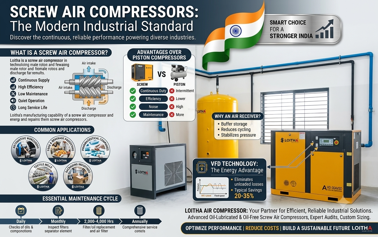Top 10 Screw Air Compressor