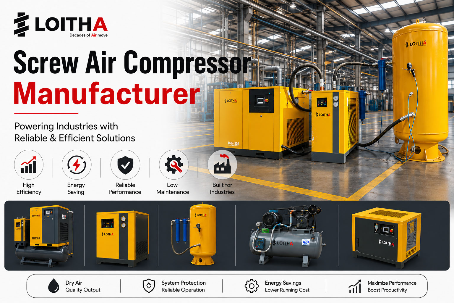Air Compressor Machine Manufacturer in India